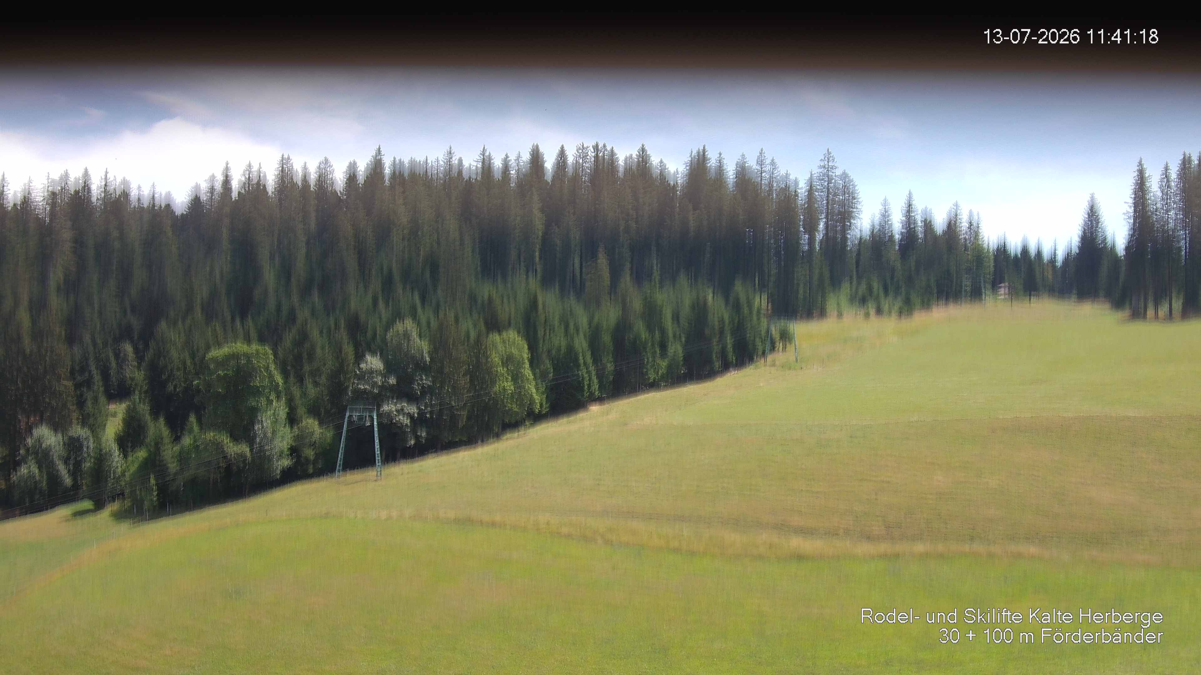 Archiv Foto Webcam Skipiste Kalte Herberge