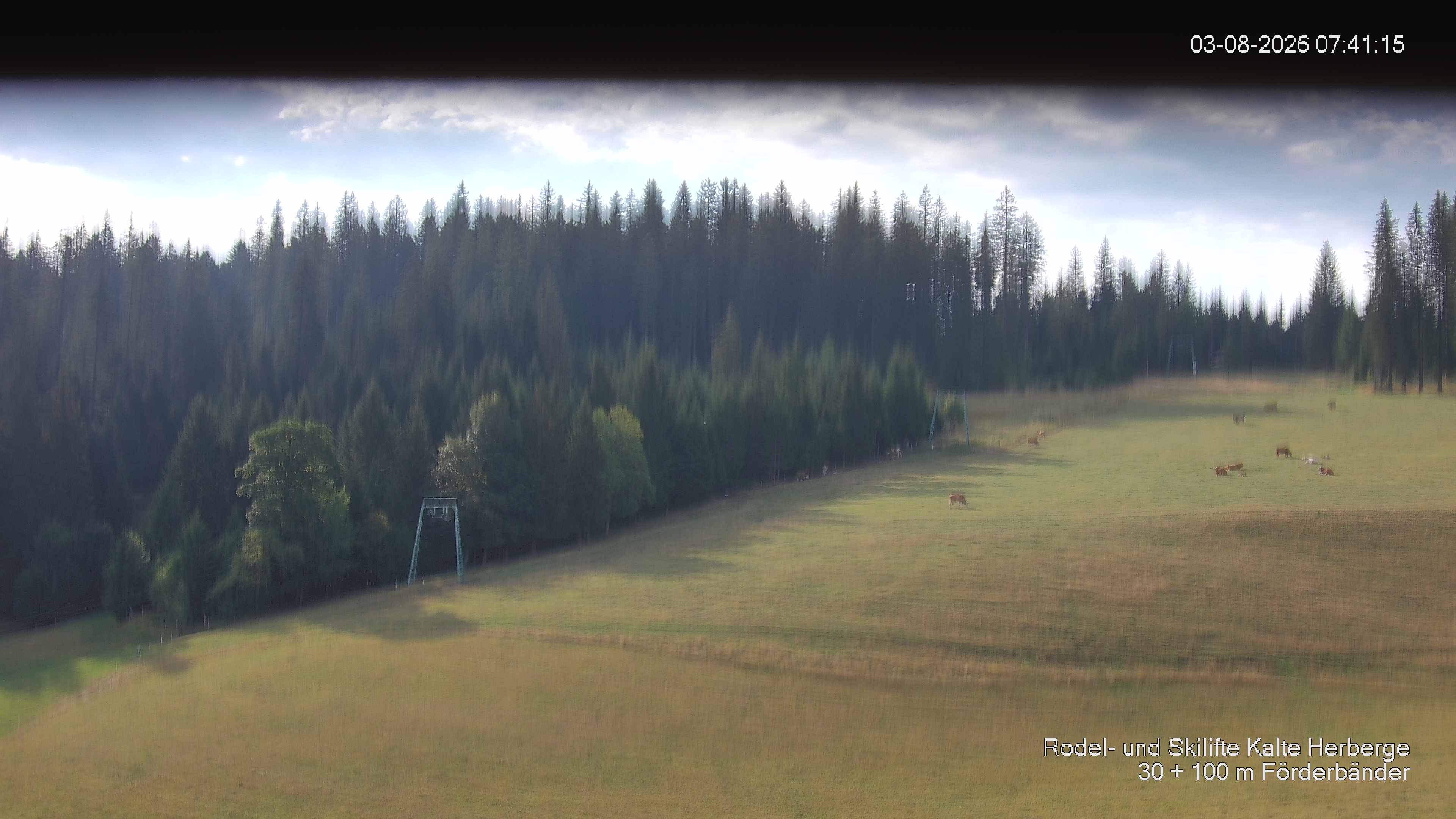 Archived image Webcam Ski lift Kalte Herberge
