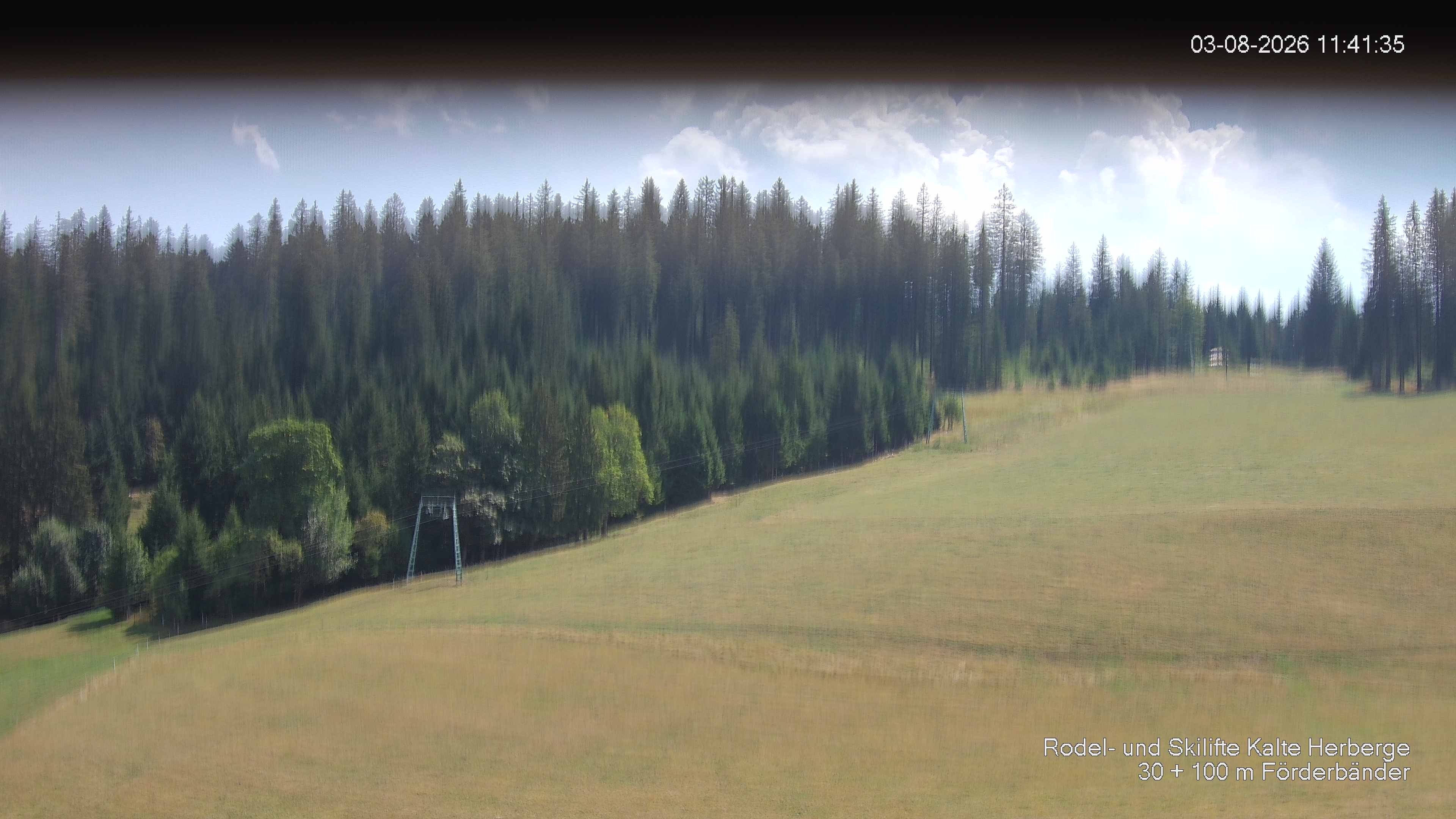 Archived image Webcam Ski lift Kalte Herberge