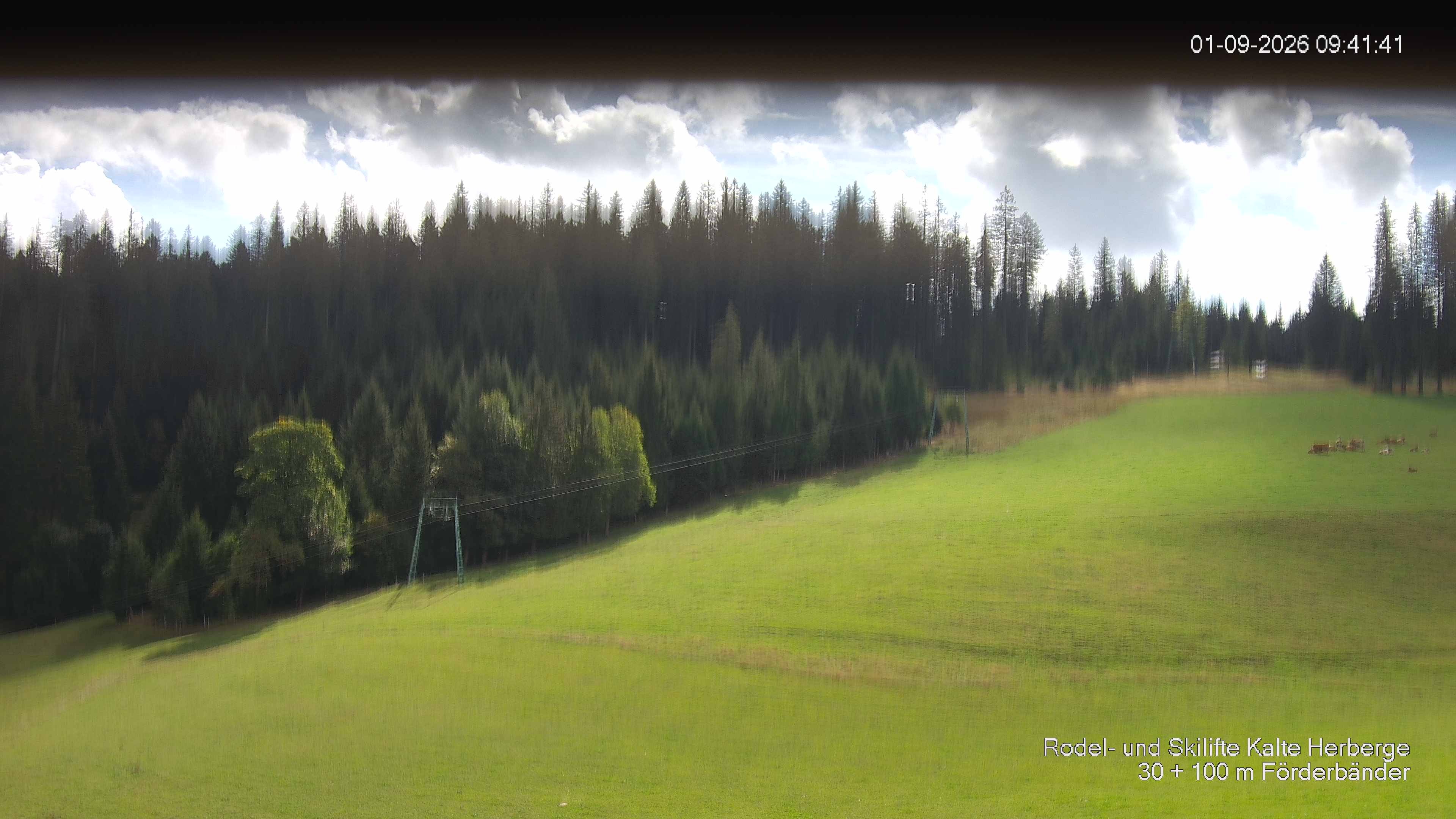 Archived image Webcam Ski lift Kalte Herberge