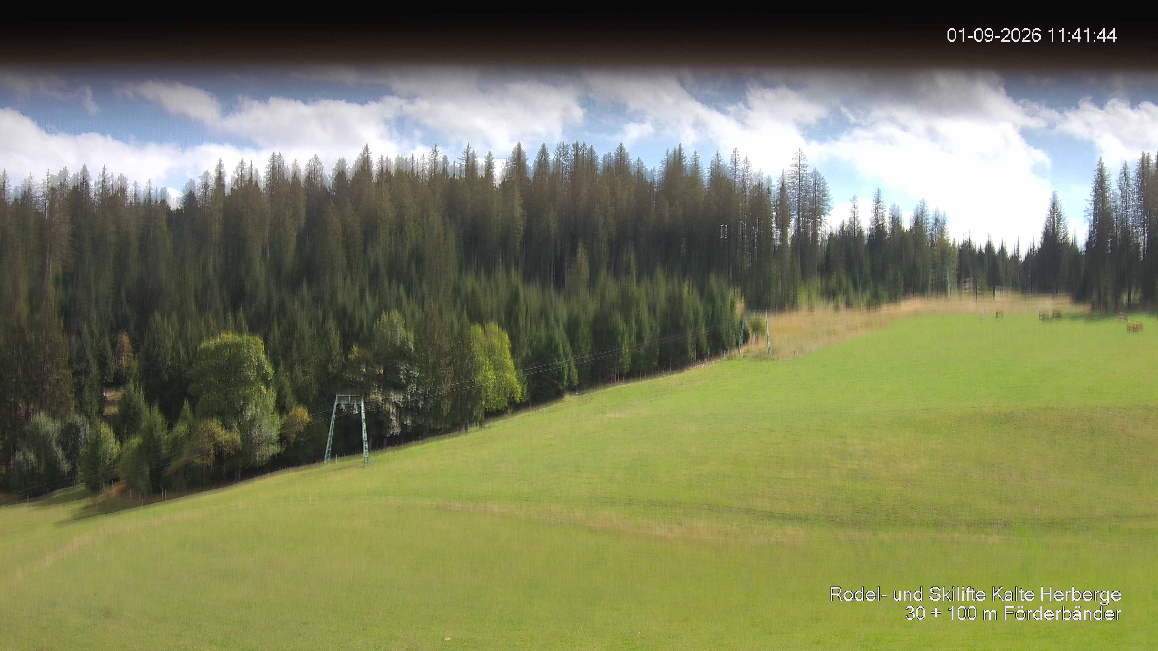 Archived image Webcam Ski lift Kalte Herberge