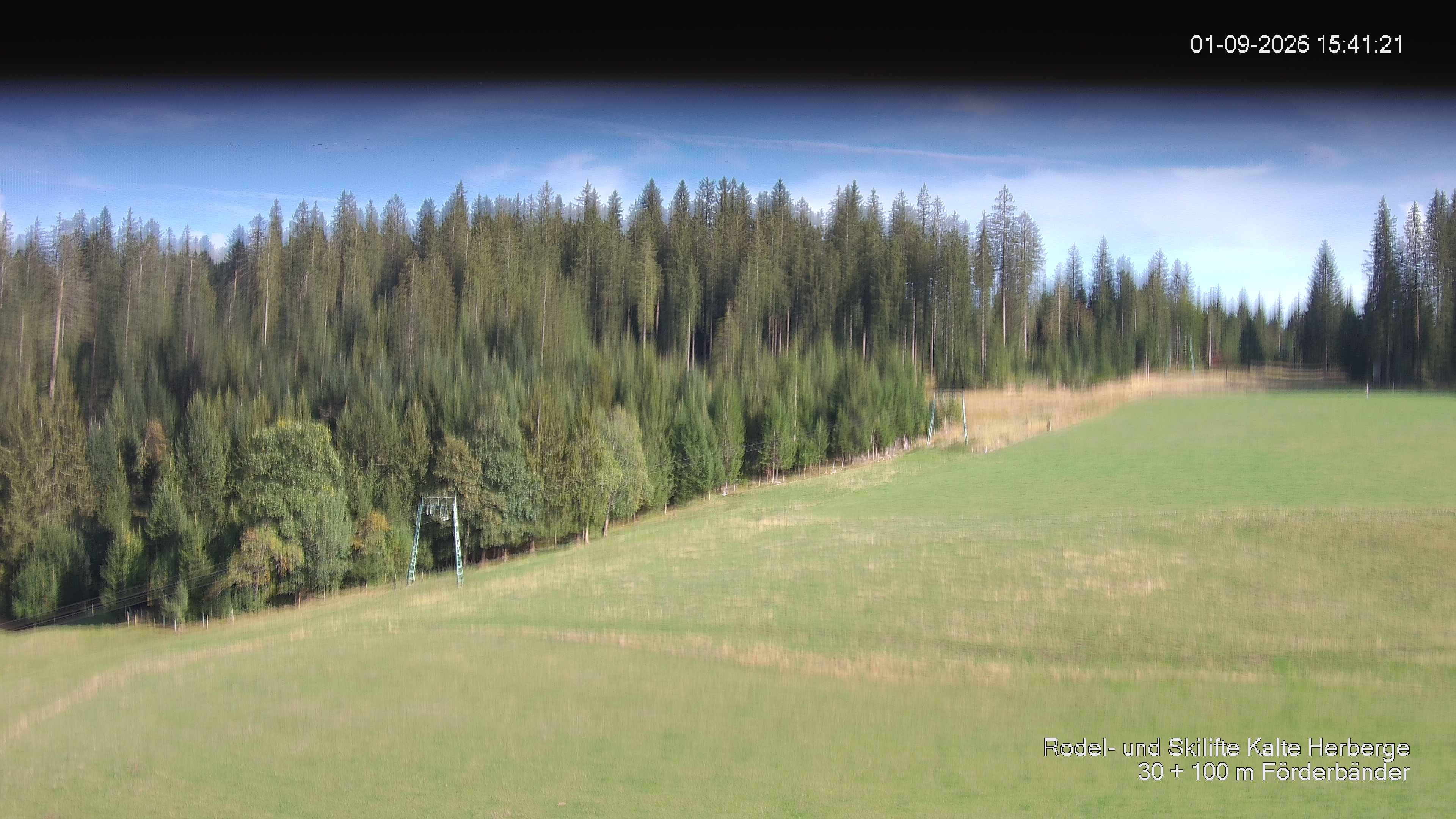 Archived image Webcam Ski lift Kalte Herberge