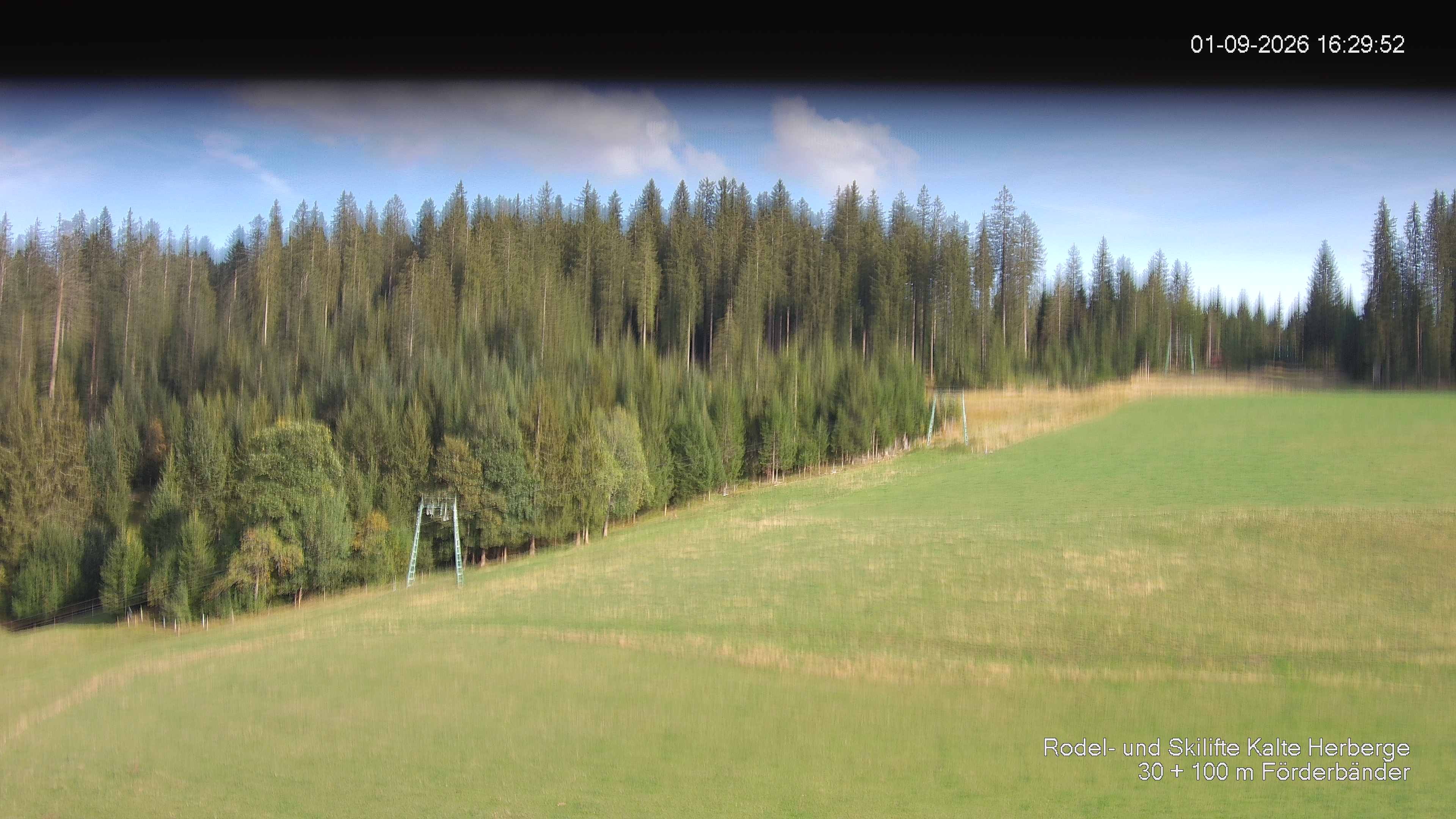 Archived image Webcam Ski lift Kalte Herberge
