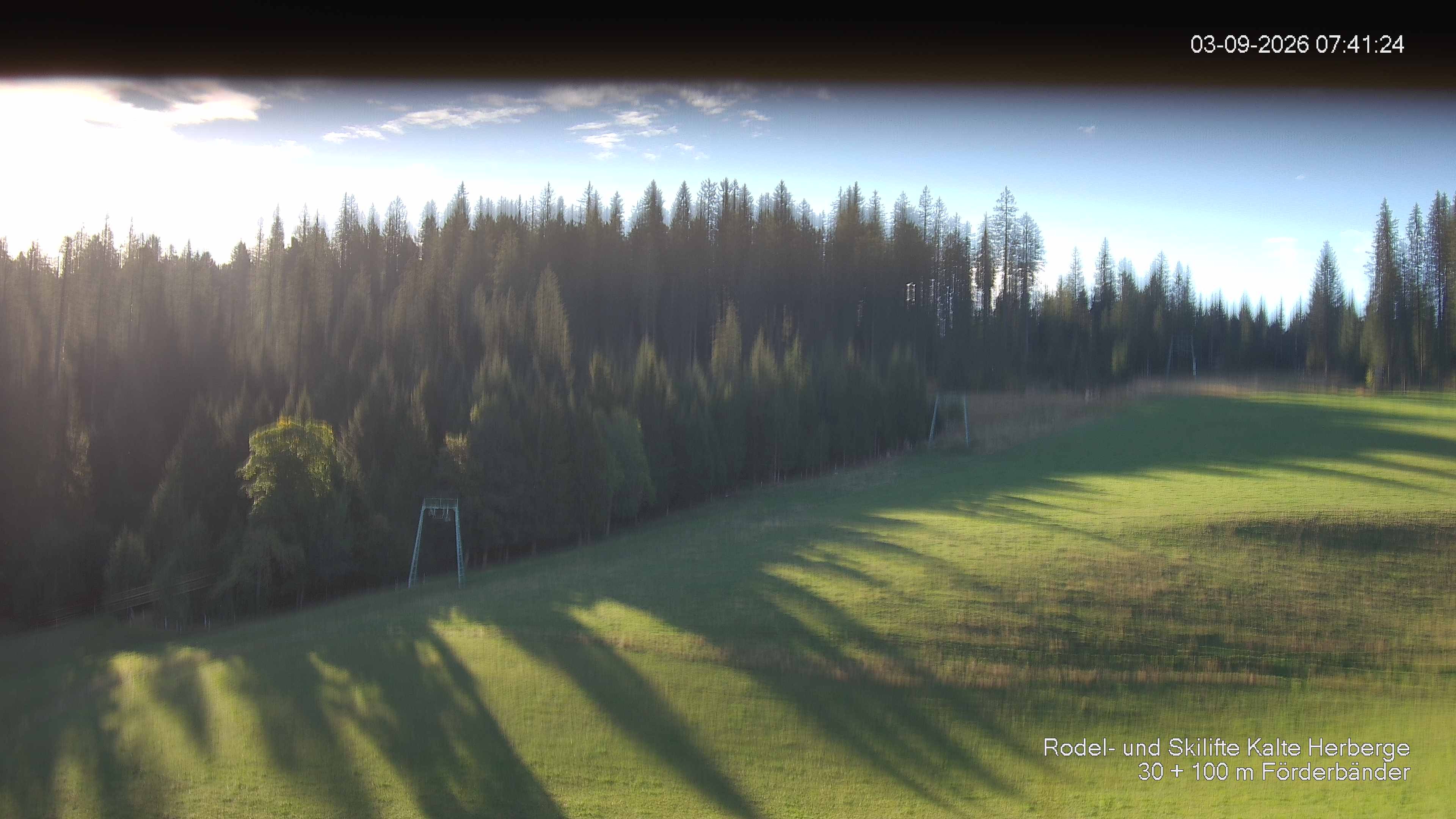 Archived image Webcam Ski lift Kalte Herberge