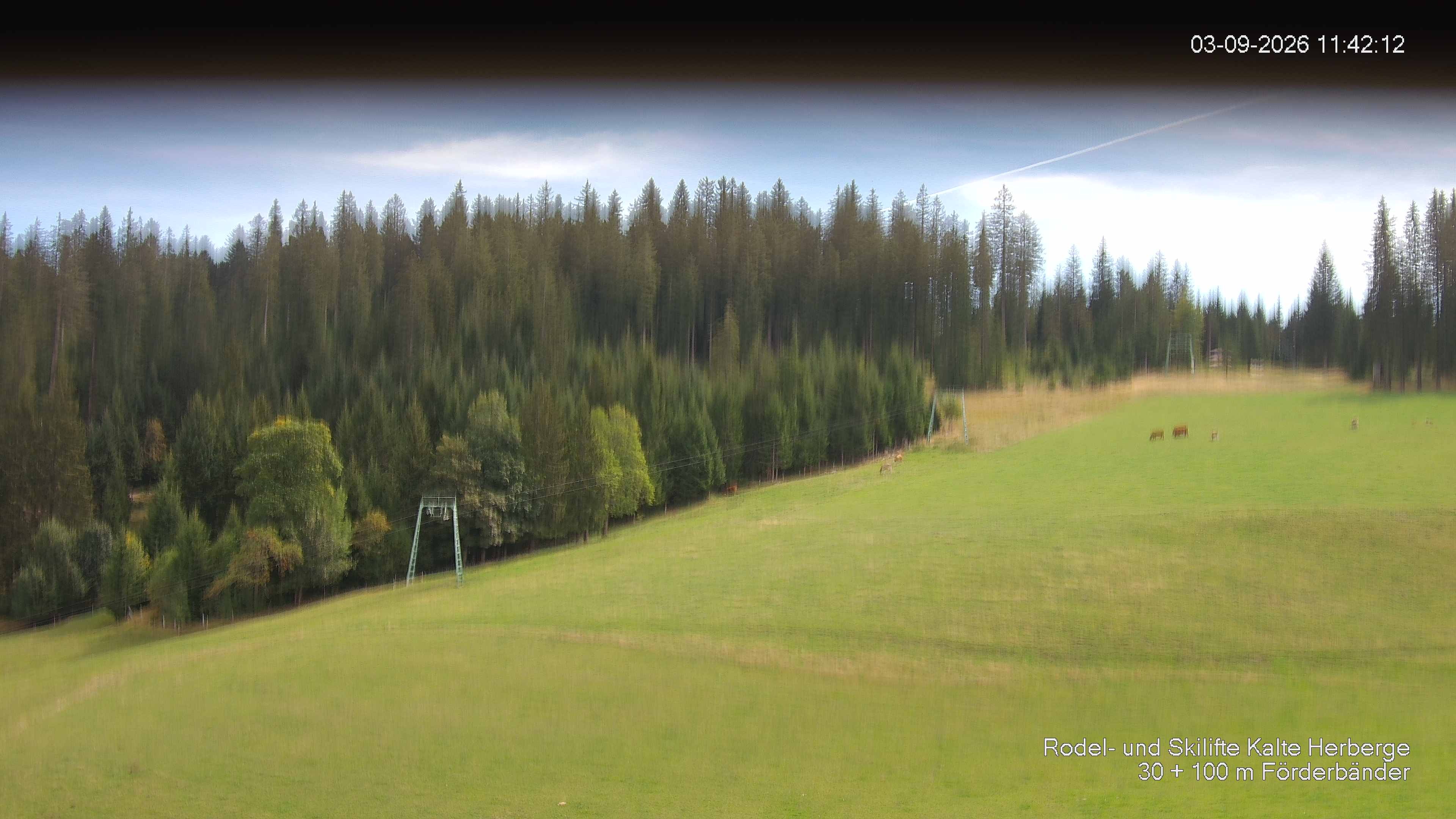 Archived image Webcam Ski lift Kalte Herberge