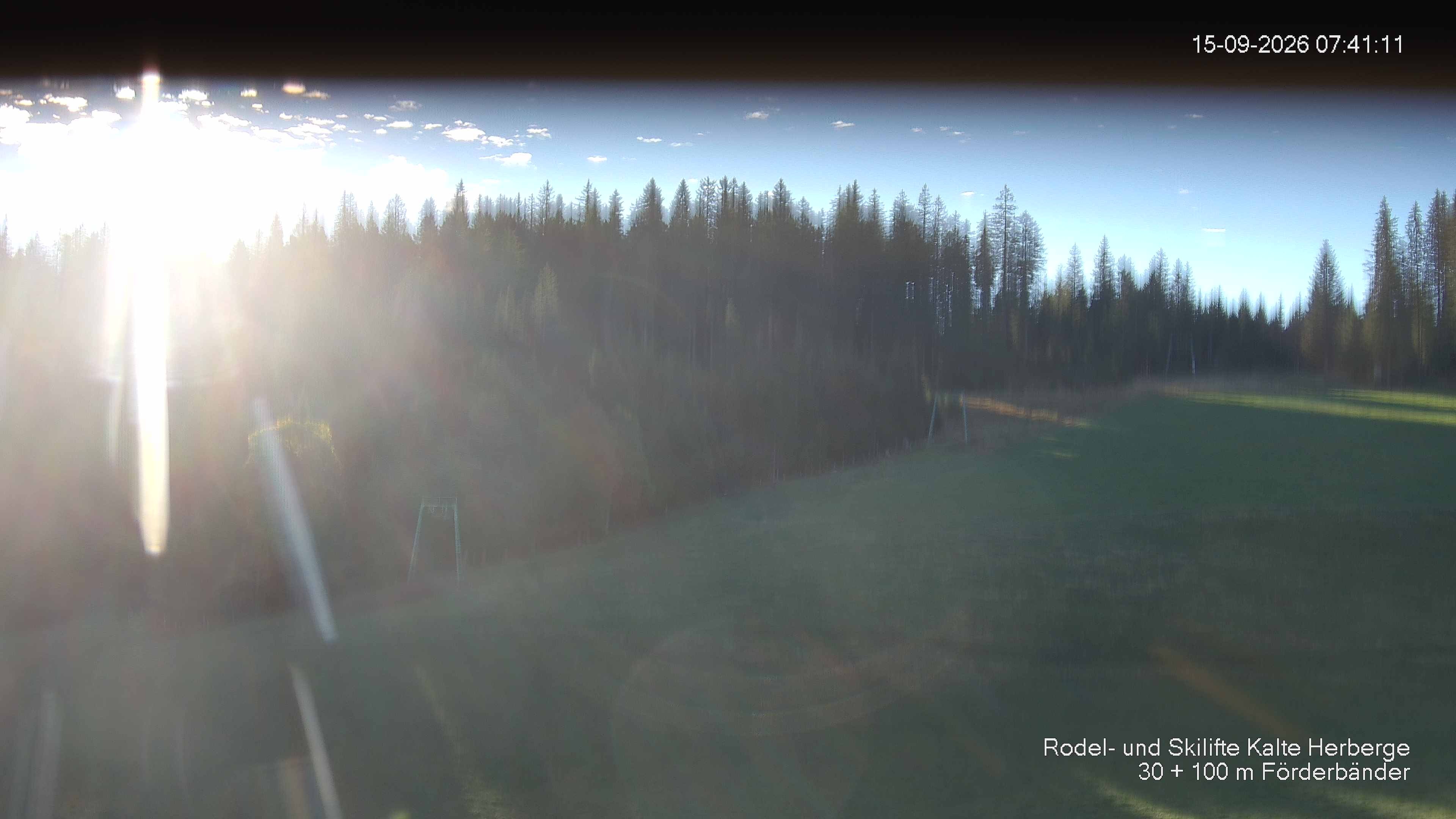 Archived image Webcam Ski lift Kalte Herberge