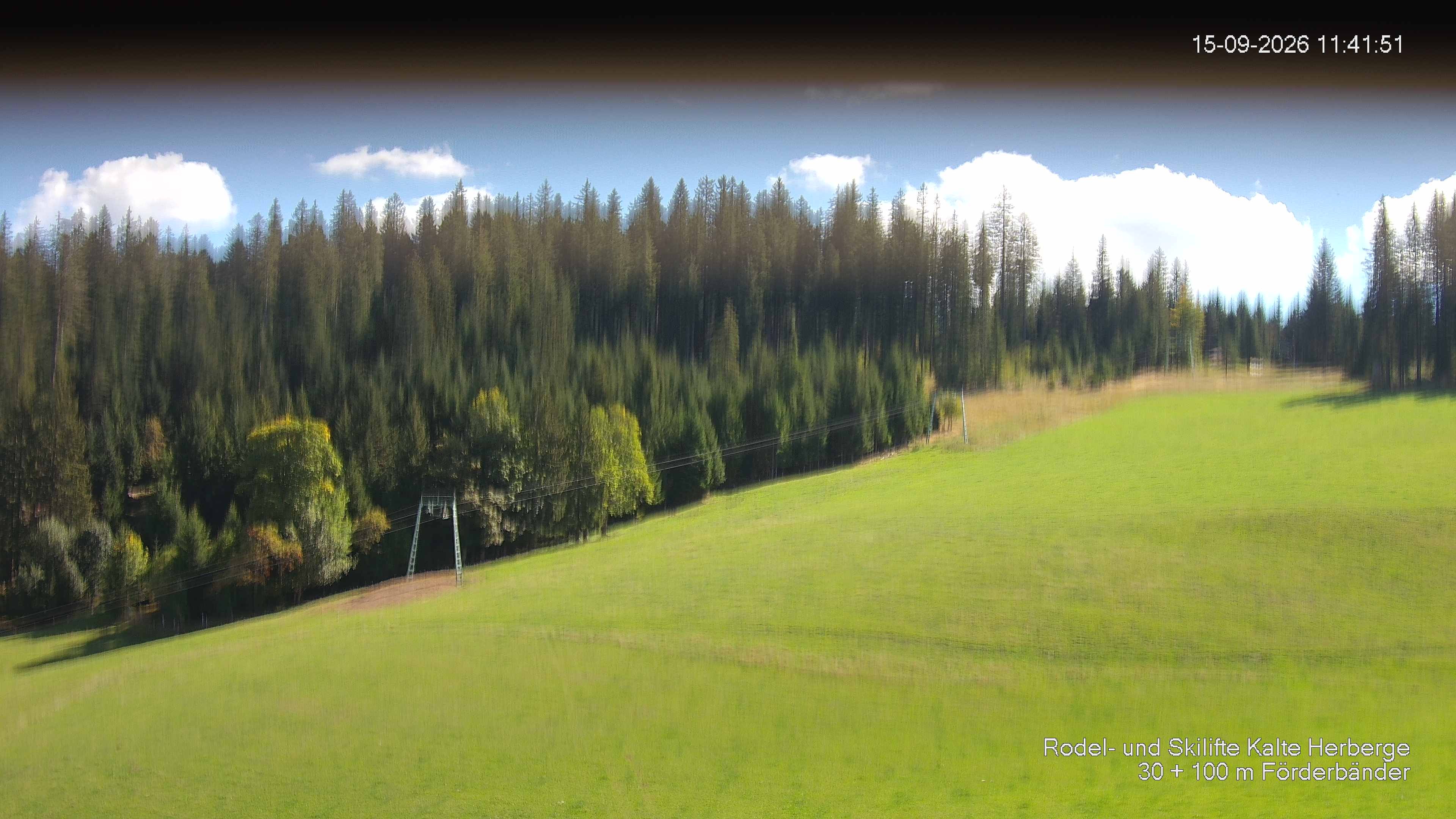 Archived image Webcam Ski lift Kalte Herberge