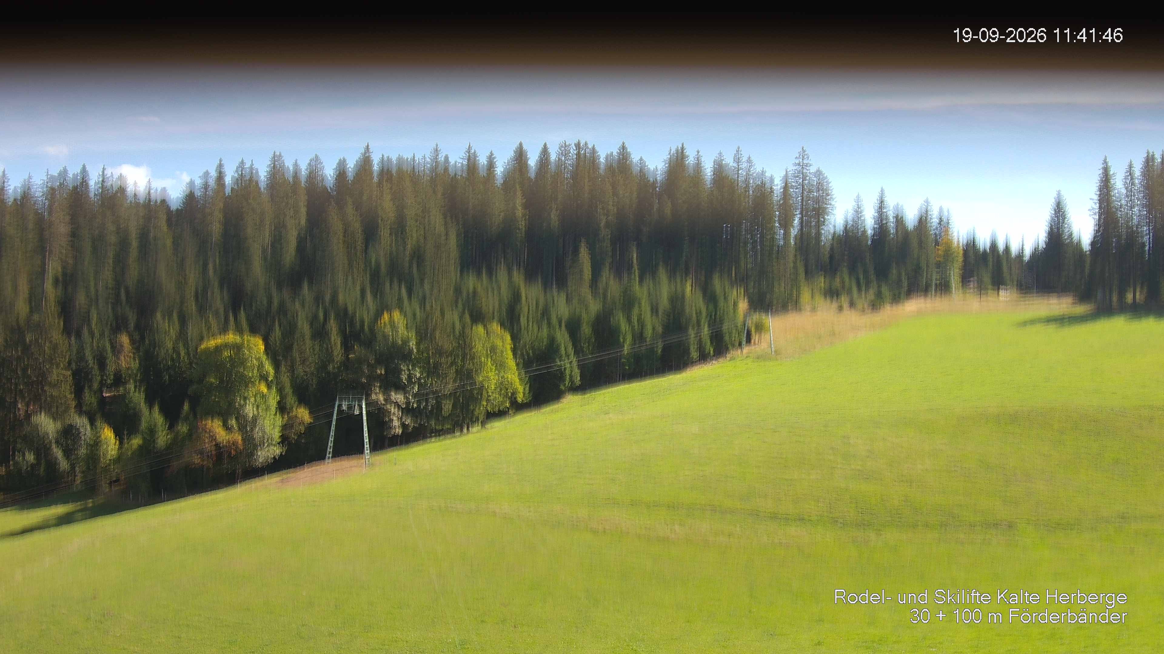 Archiv Foto Webcam Skipiste Kalte Herberge