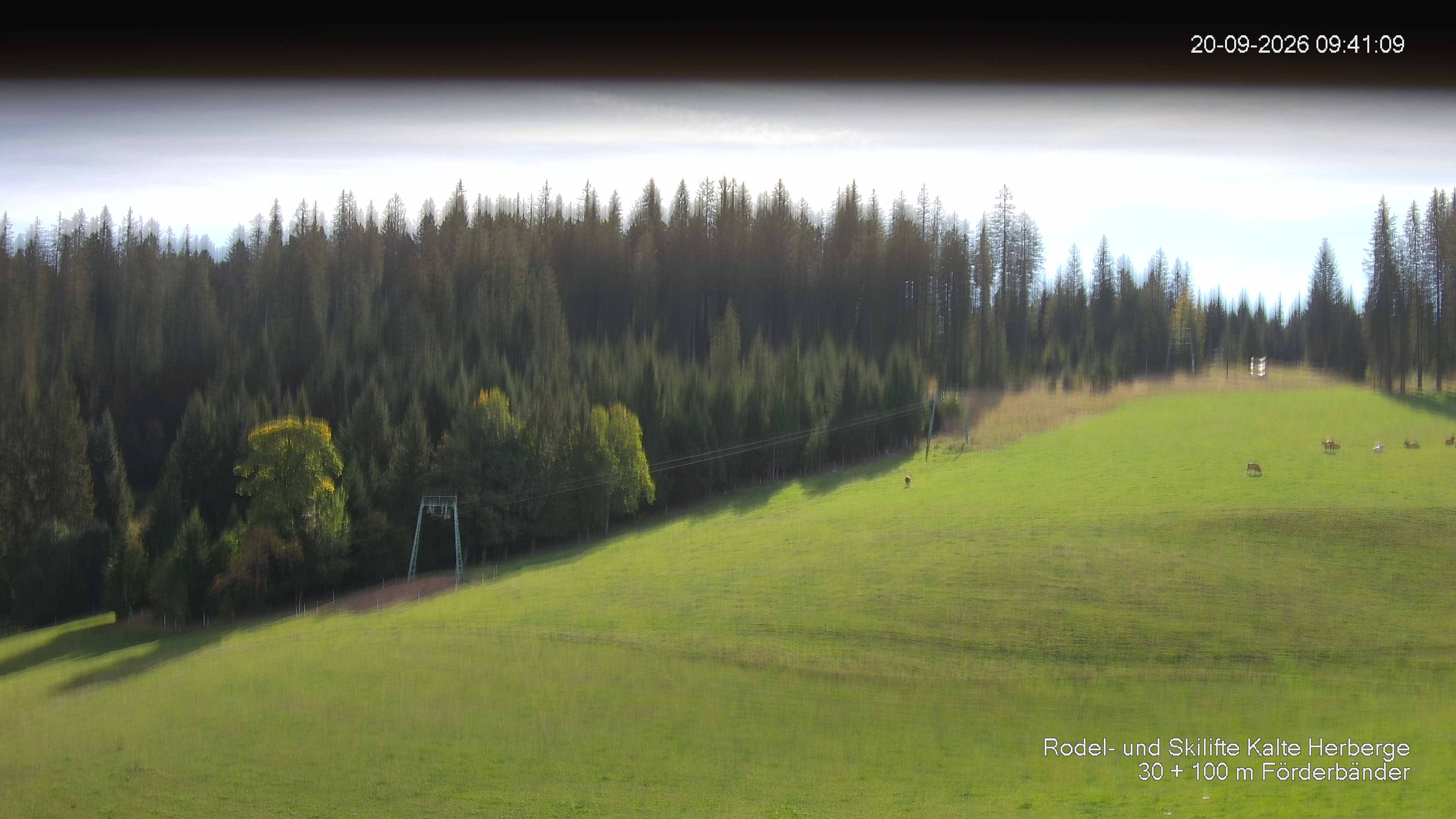 Archived image Webcam Ski lift Kalte Herberge