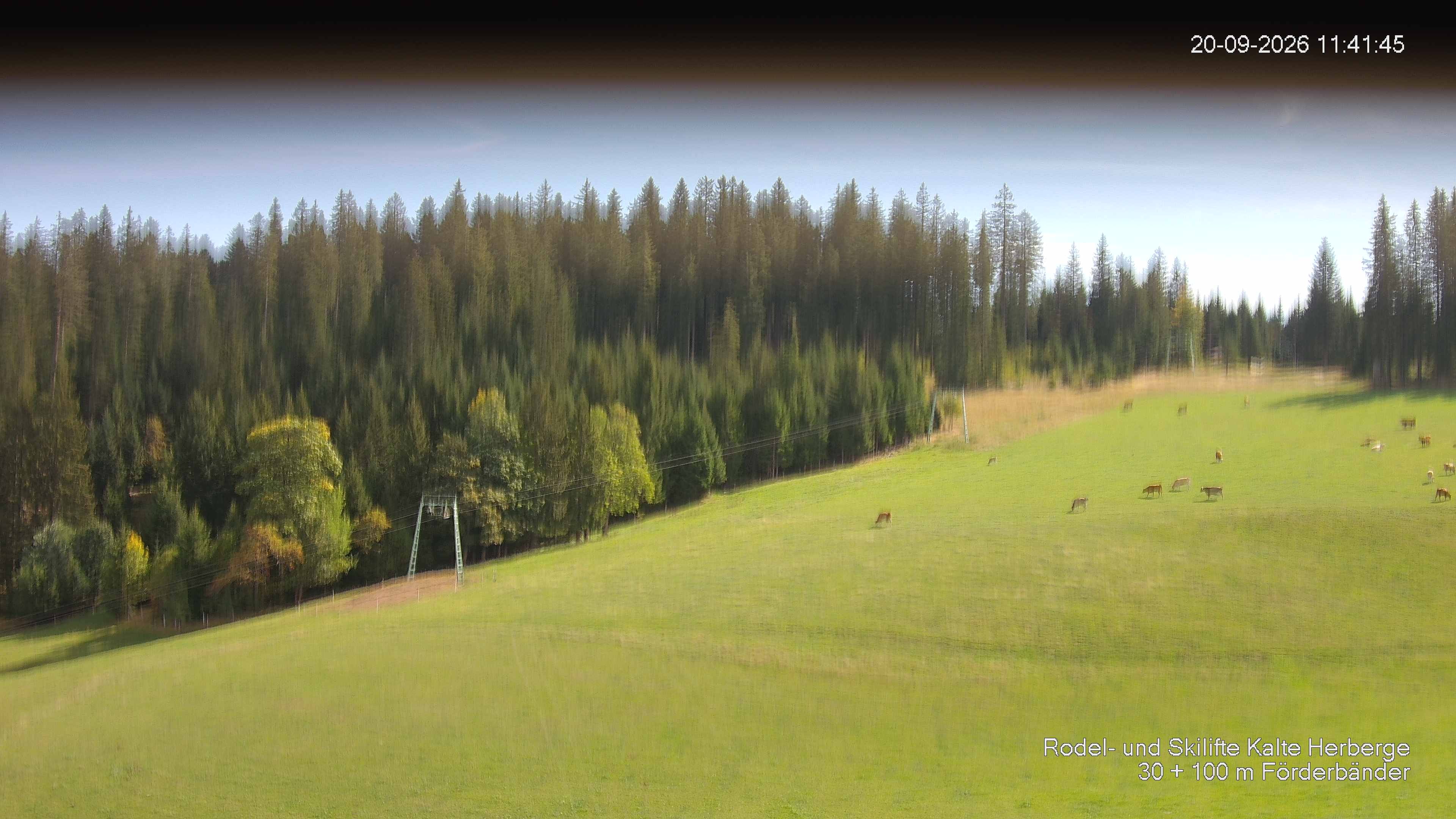 Archived image Webcam Ski lift Kalte Herberge