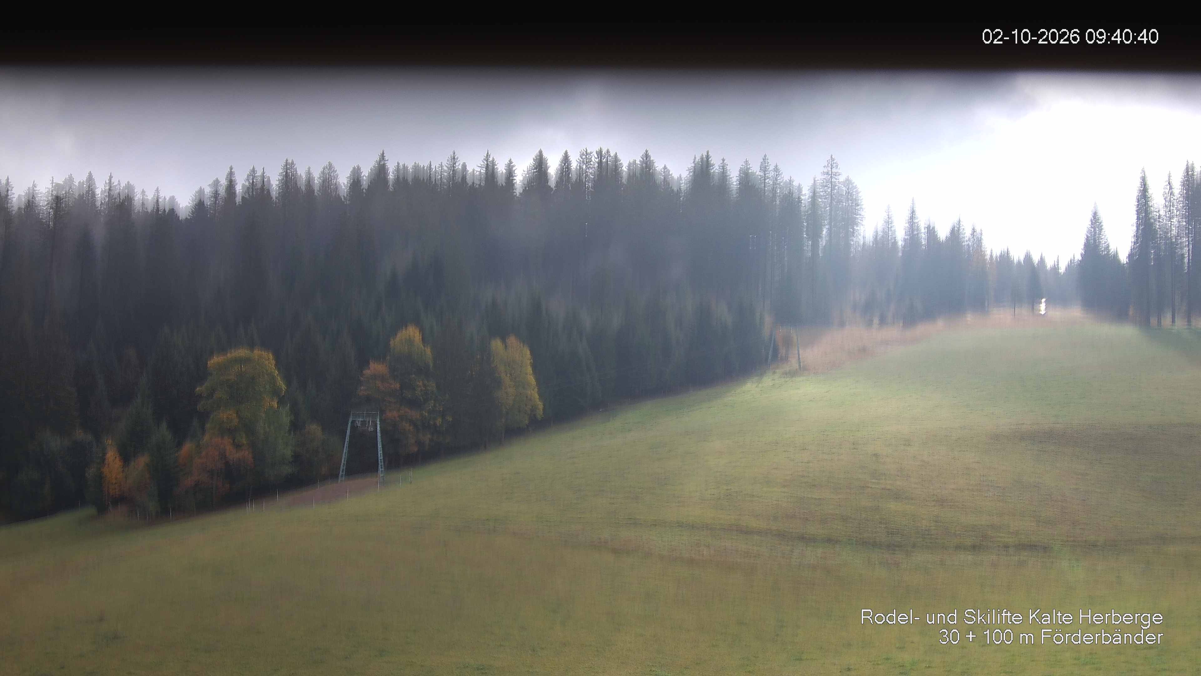 Archived image Webcam Ski lift Kalte Herberge