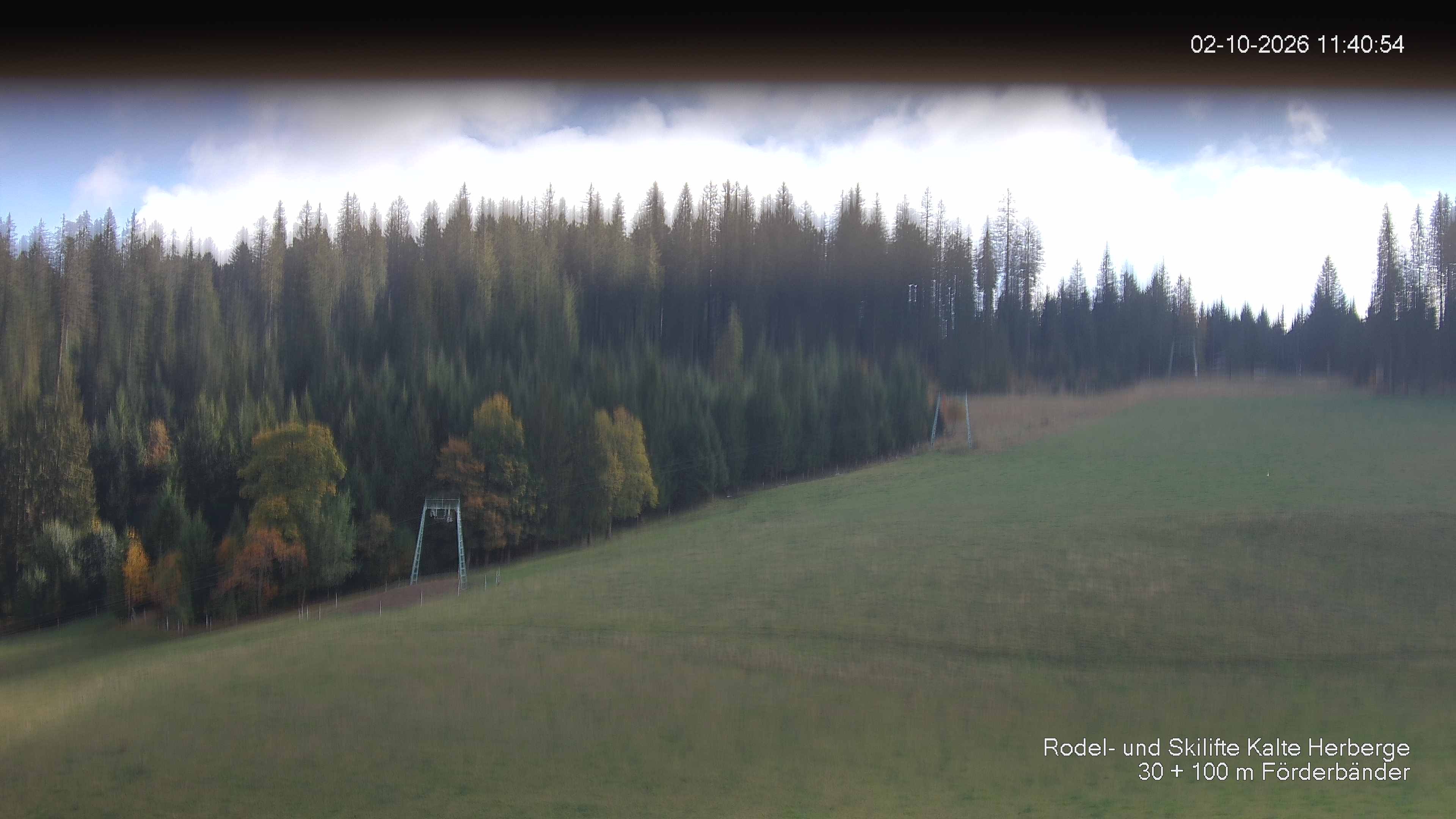 Archived image Webcam Ski lift Kalte Herberge