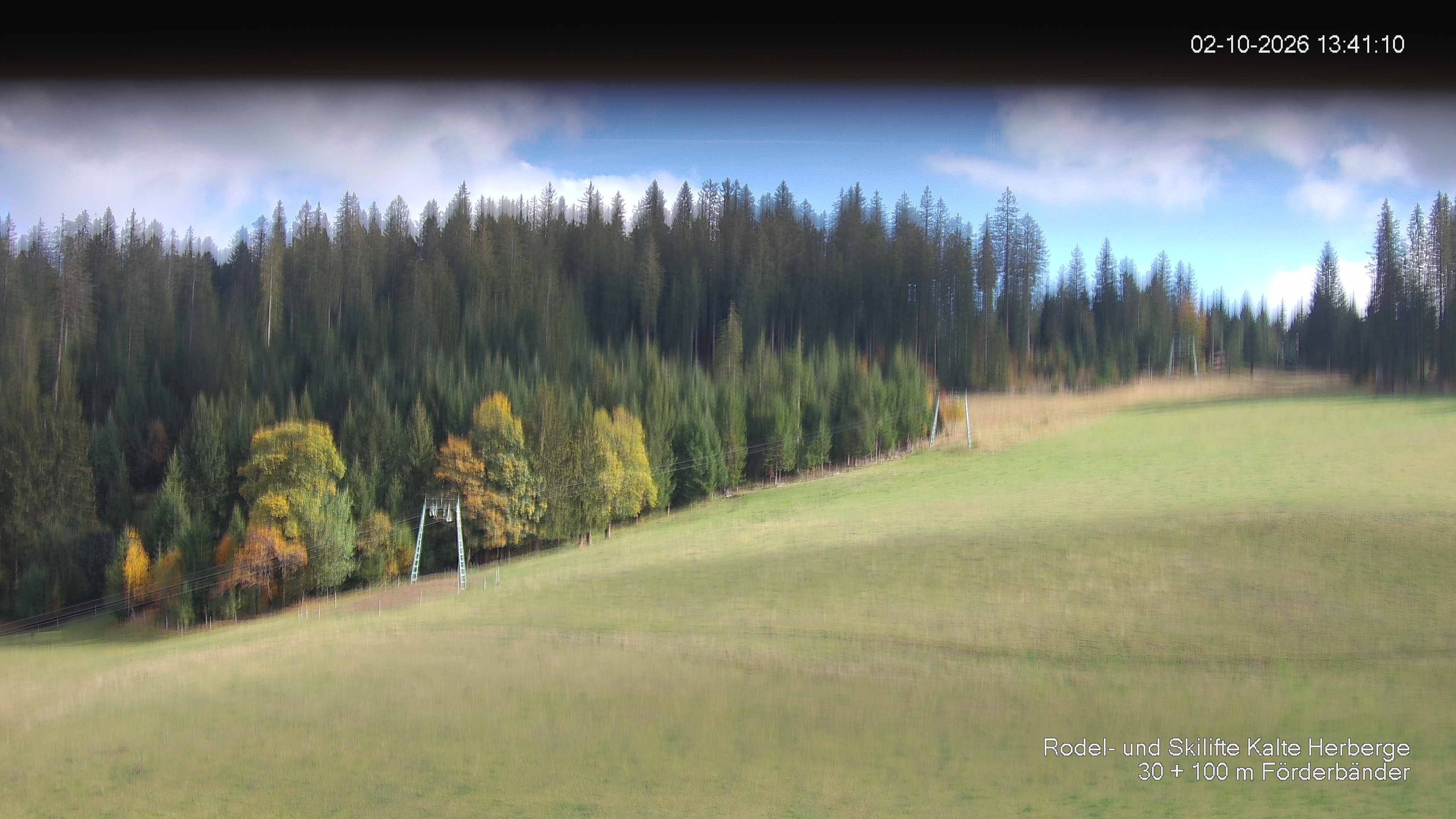 Archived image Webcam Ski lift Kalte Herberge
