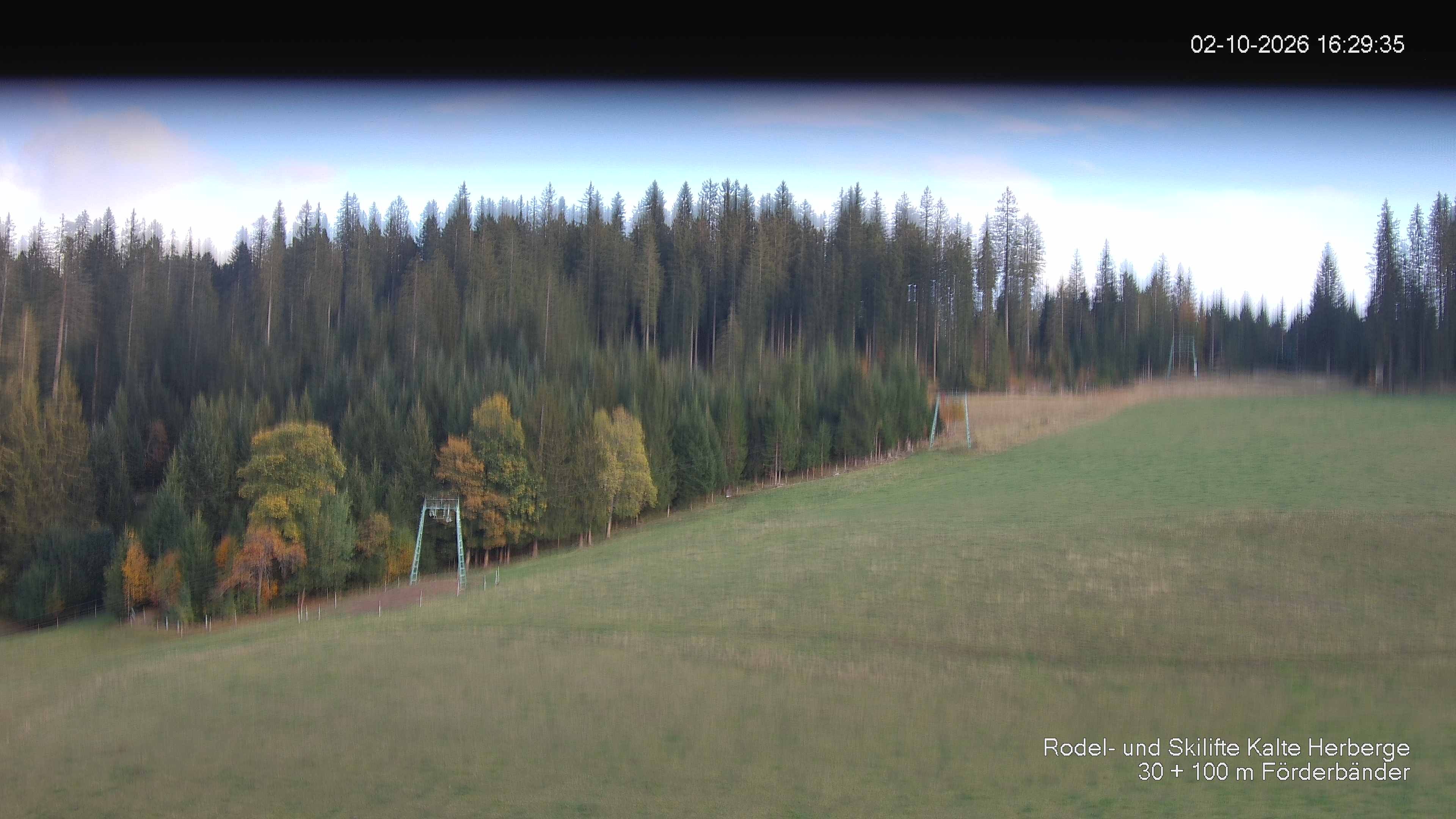 Archived image Webcam Ski lift Kalte Herberge