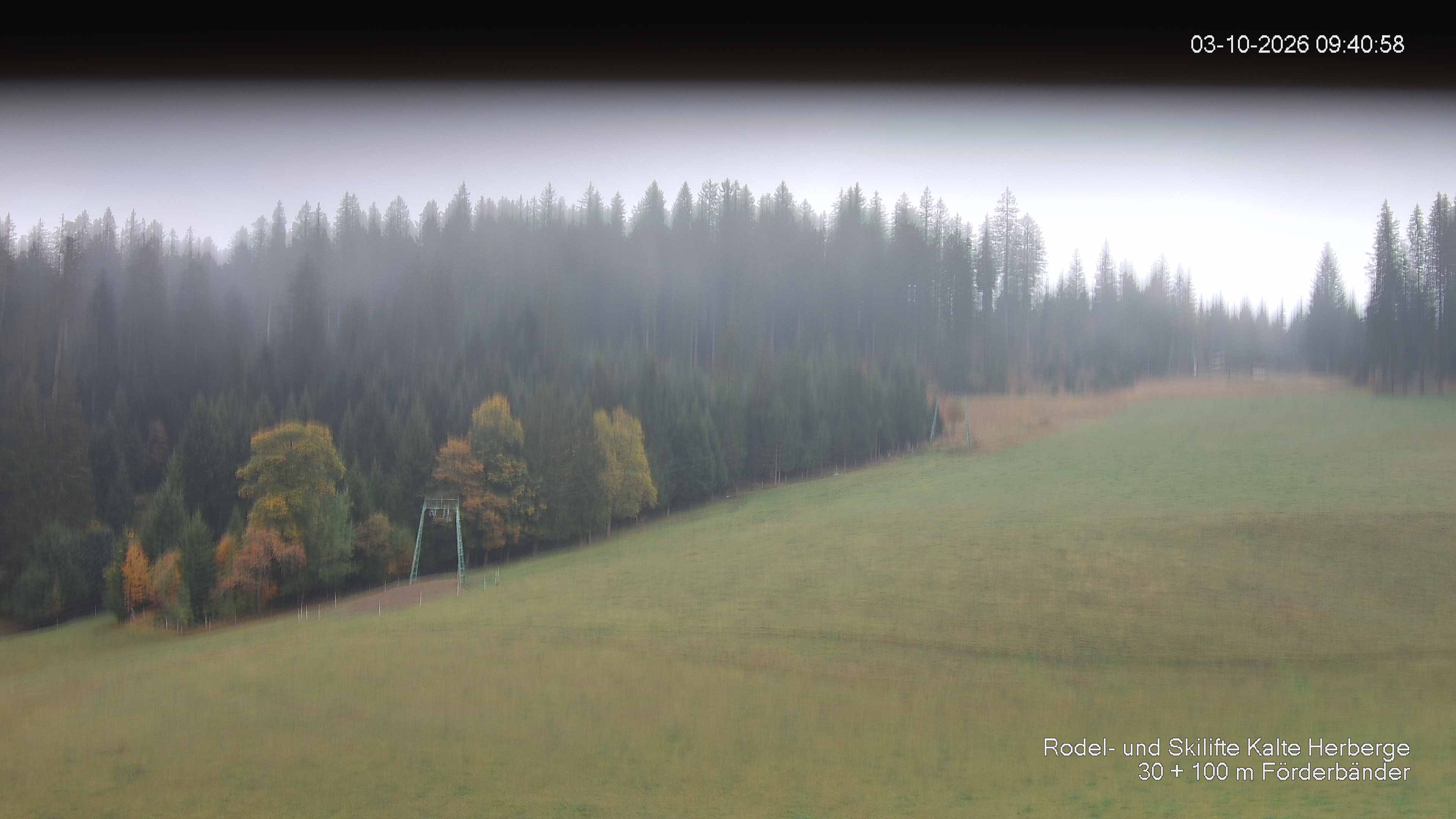 Archived image Webcam Ski lift Kalte Herberge
