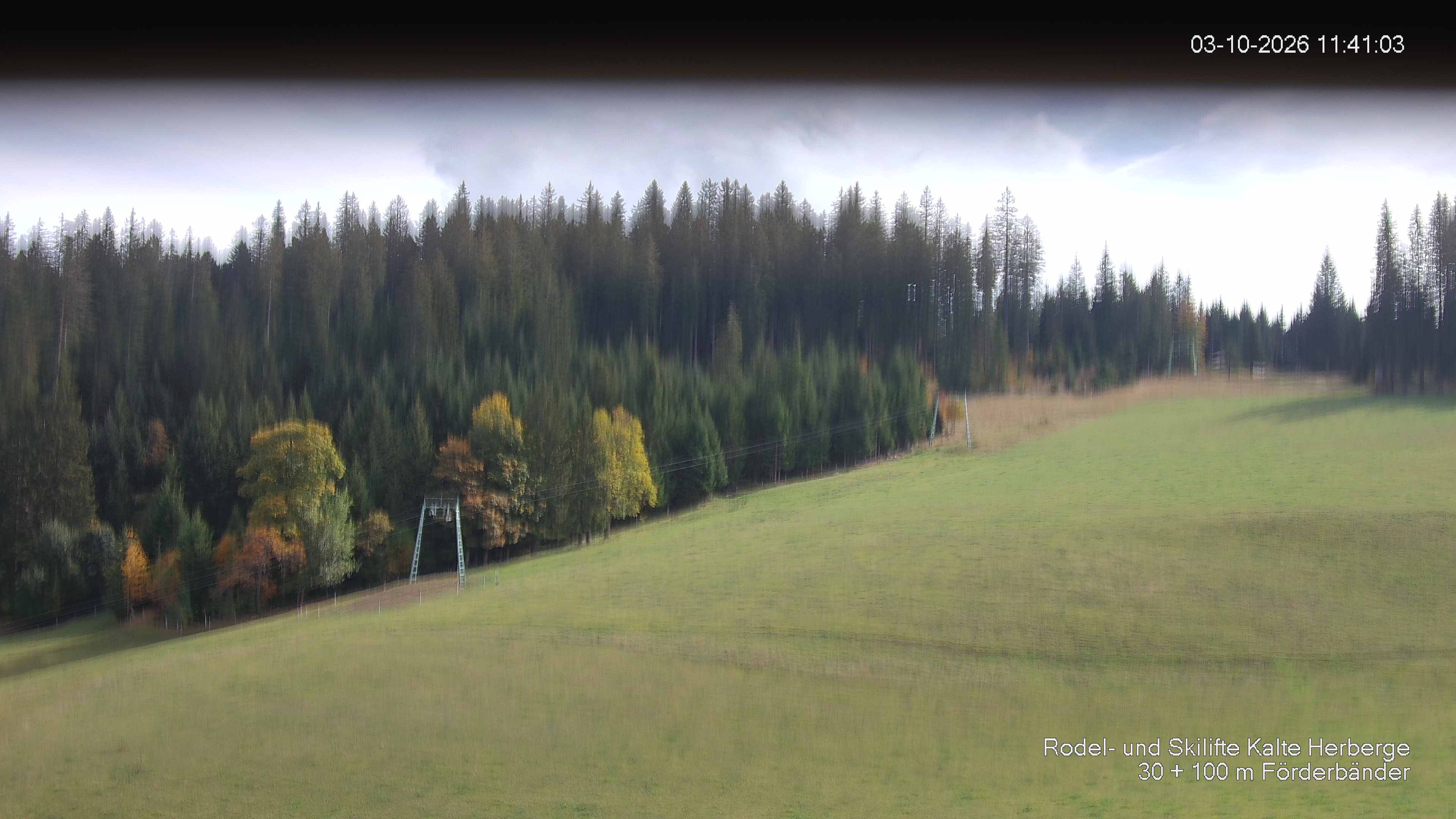 Archived image Webcam Ski lift Kalte Herberge