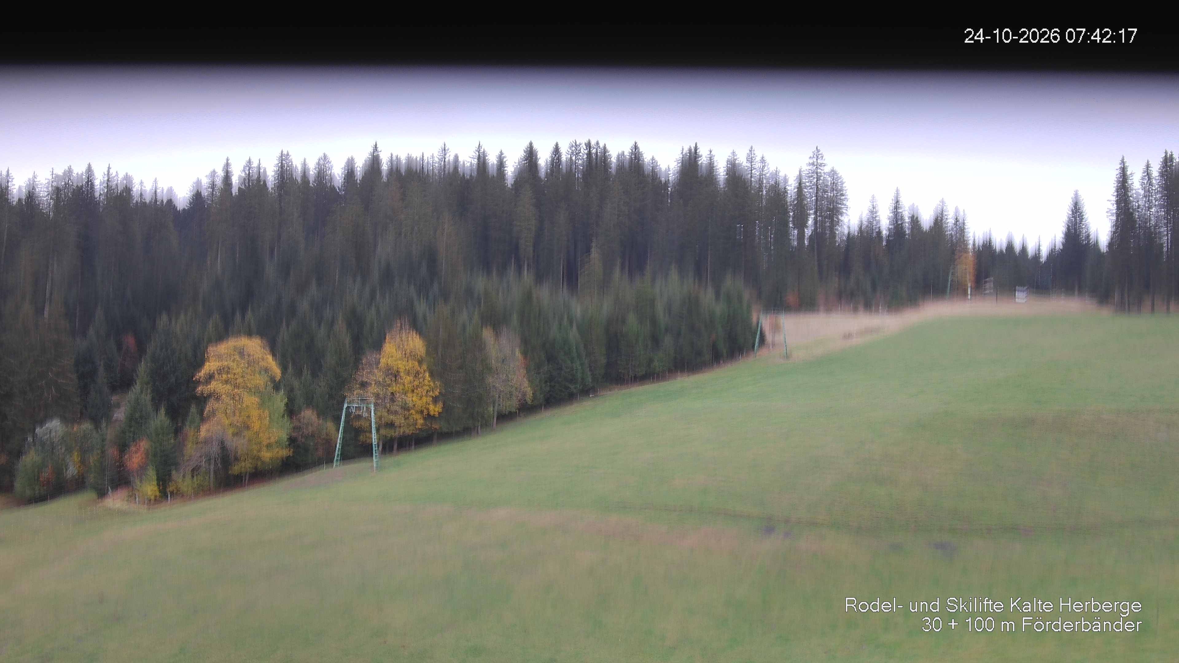 Archived image Webcam Ski lift Kalte Herberge