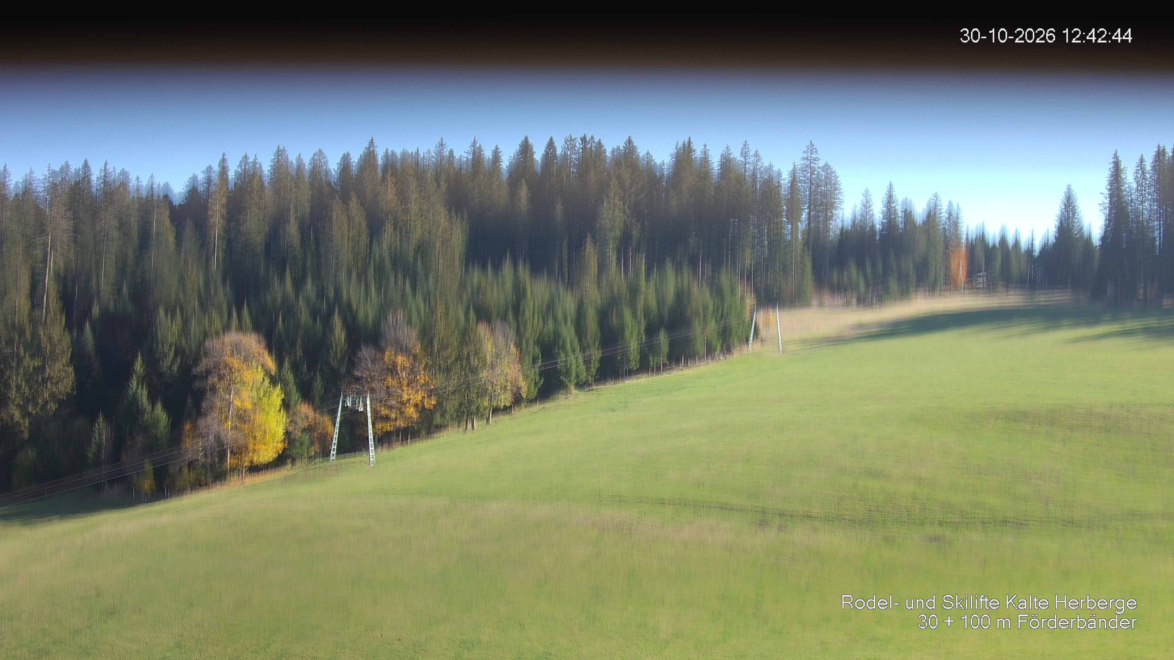 Archived image Webcam Ski lift Kalte Herberge