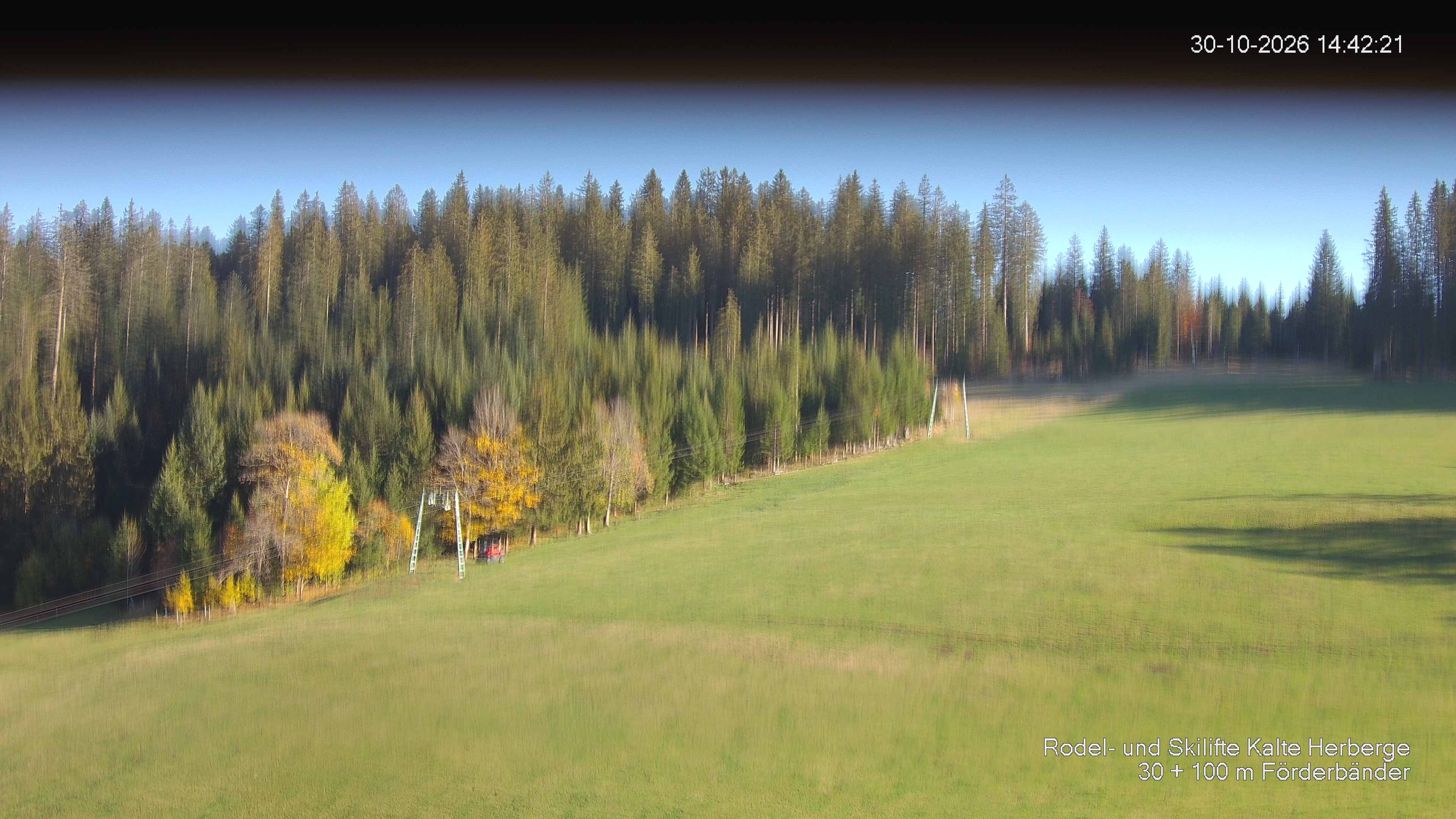 Archived image Webcam Ski lift Kalte Herberge