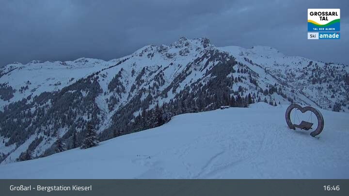 Archived image Webcam Grossarl - Panoramic View Kieserl