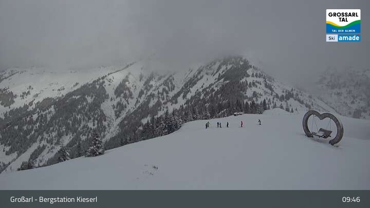 Archiv Foto Webcam Grossarl: Panorama Kieserl