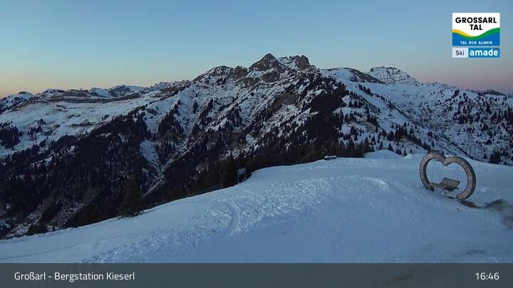 Archived image Webcam Grossarl - Panoramic View Kieserl