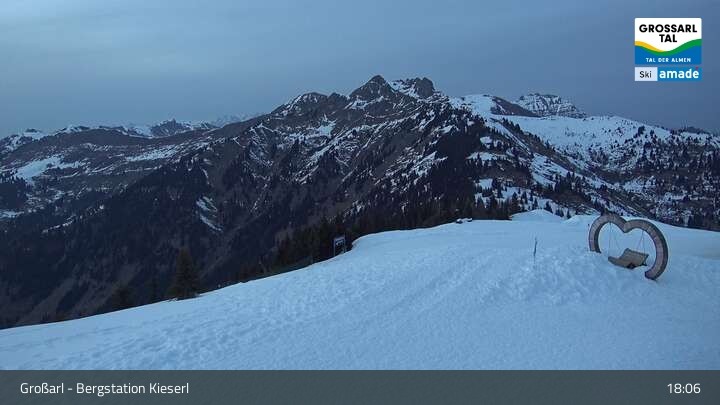 Archived image Webcam Grossarl - Panoramic View Kieserl