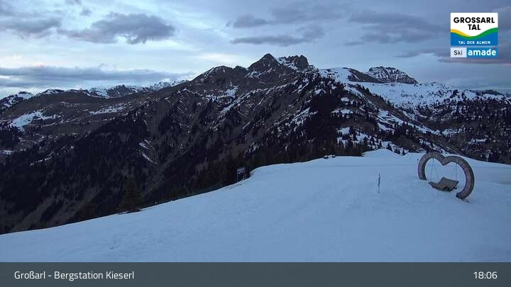 Archiv Foto Webcam Grossarl: Panorama Kieserl