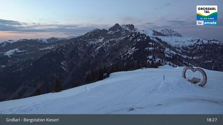 Archiv Foto Webcam Grossarl: Panorama Kieserl