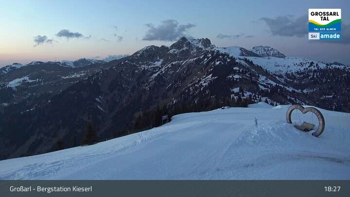 Archiv Foto Webcam Grossarl: Panorama Kieserl