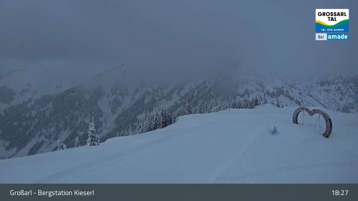 Archived image Webcam Grossarl - Panoramic View Kieserl