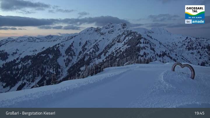 Archiv Foto Webcam Grossarl: Panorama Kieserl