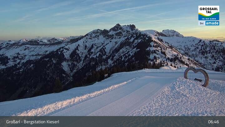 Archiv Foto Webcam Grossarl: Panorama Kieserl