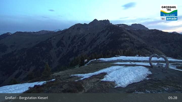 Archiv Foto Webcam Grossarl: Panorama Kieserl