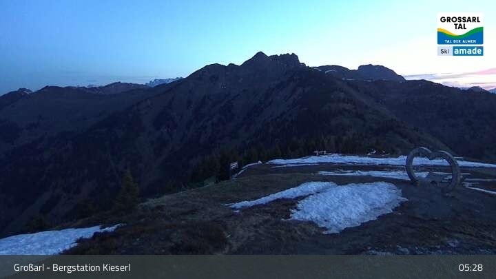 Archiv Foto Webcam Grossarl: Panorama Kieserl