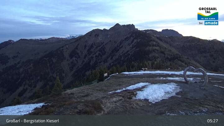 Archiv Foto Webcam Grossarl: Panorama Kieserl