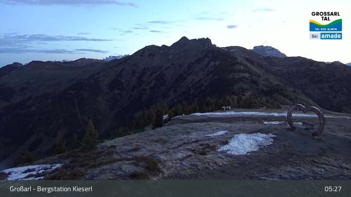 Archiv Foto Webcam Grossarl: Panorama Kieserl