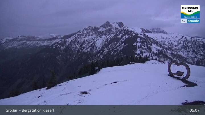 Archived image Webcam Grossarl - Panoramic View Kieserl