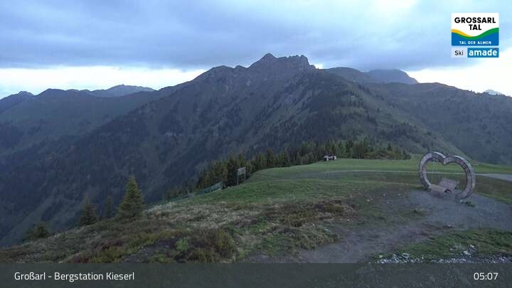 Archiv Foto Webcam Grossarl: Panorama Kieserl