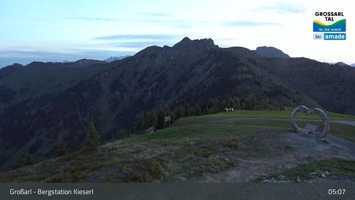 Archived image Webcam Grossarl - Panoramic View Kieserl