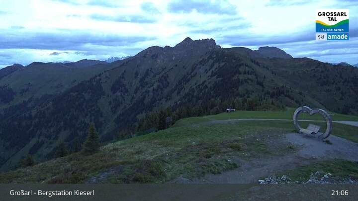 Archiv Foto Webcam Grossarl: Panorama Kieserl