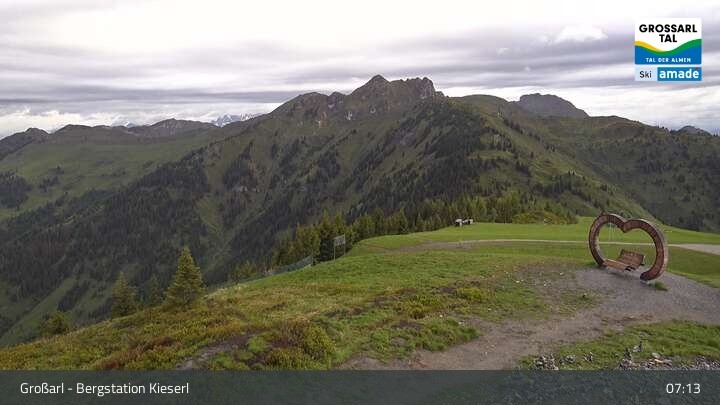 Archiv Foto Webcam Grossarl: Panorama Kieserl