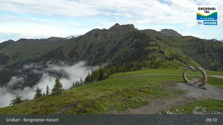 Archiv Foto Webcam Grossarl: Panorama Kieserl