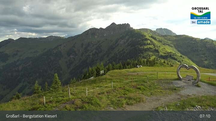 Archiv Foto Webcam Grossarl: Panorama Kieserl