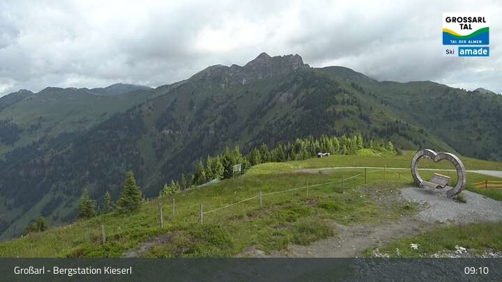 Archiv Foto Webcam Grossarl: Panorama Kieserl