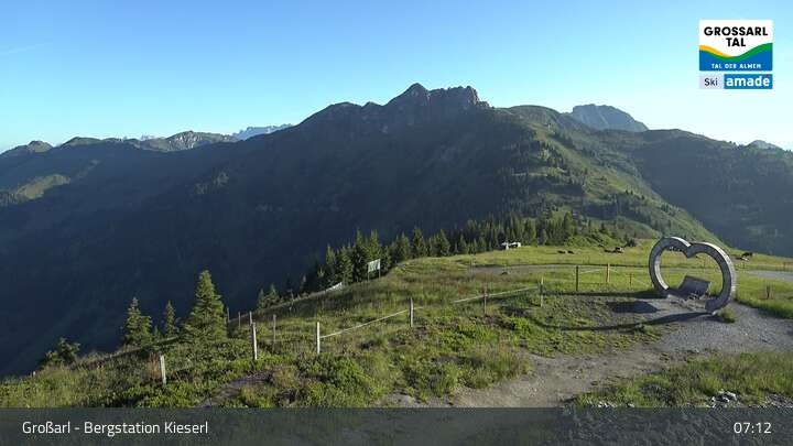 Archiv Foto Webcam Grossarl: Panorama Kieserl