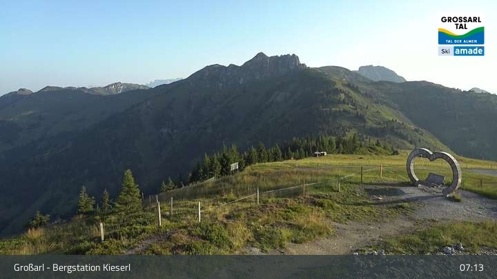 Archiv Foto Webcam Grossarl: Panorama Kieserl