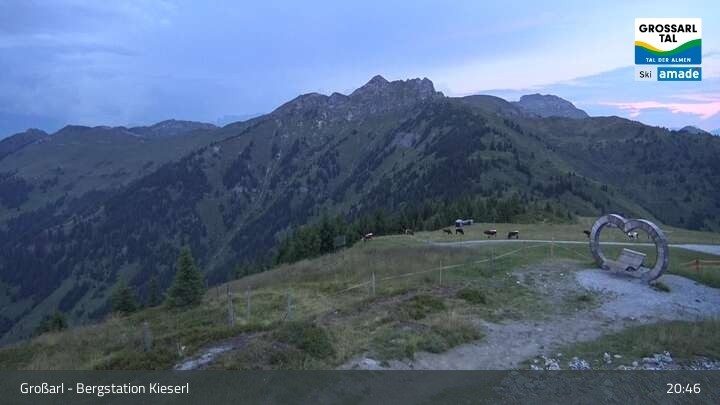Archiv Foto Webcam Grossarl: Panorama Kieserl