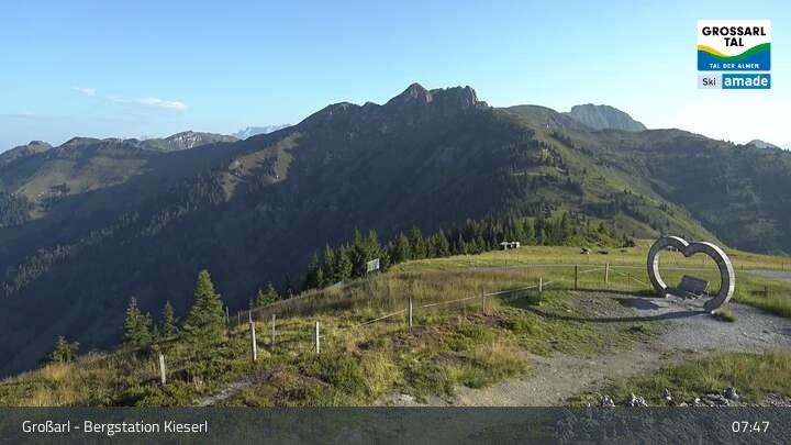 Archiv Foto Webcam Grossarl: Panorama Kieserl