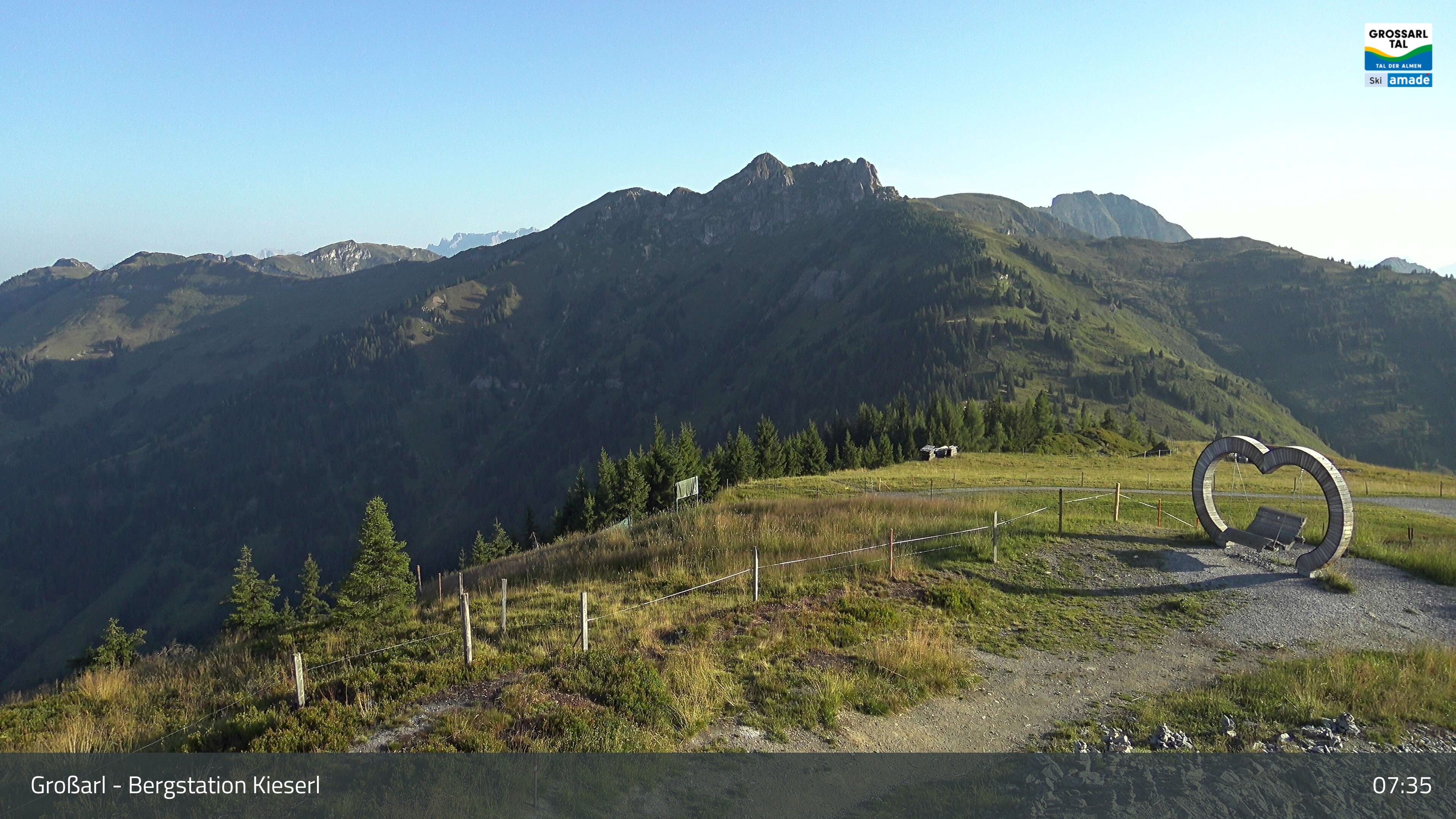 Archiv Foto Webcam Grossarl: Panorama Kieserl